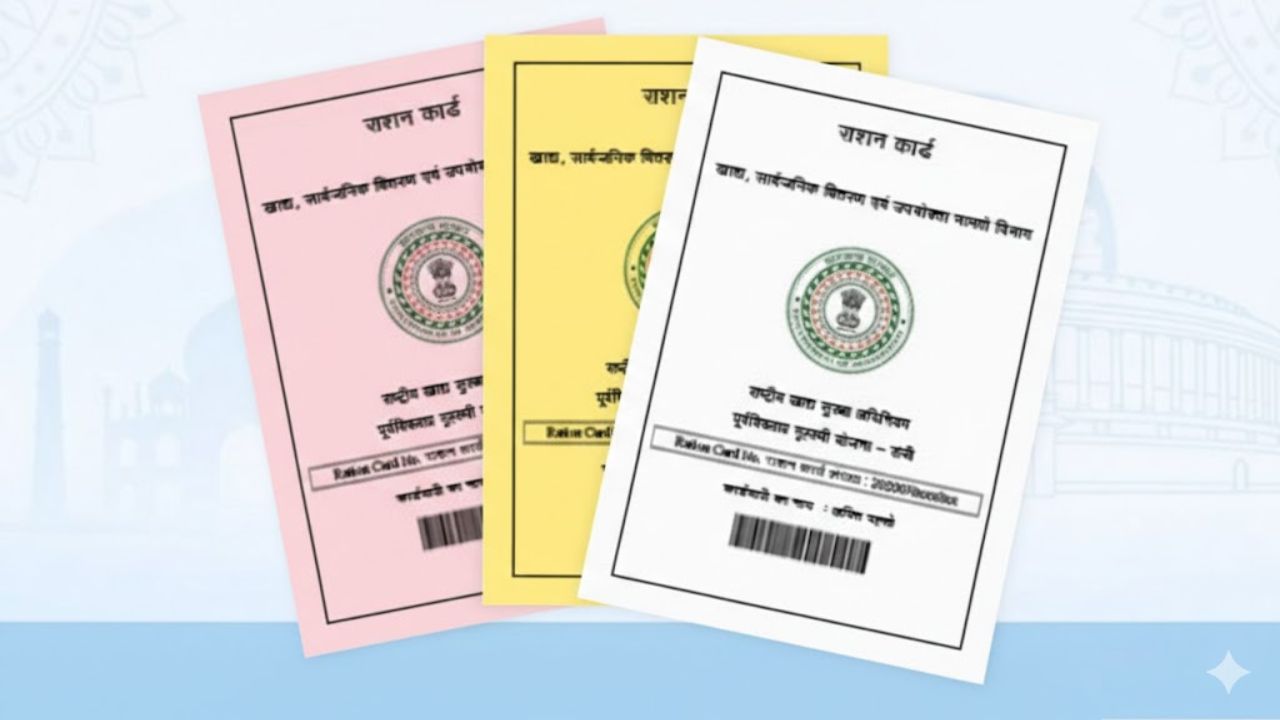 Different Types of Ration Cards in India