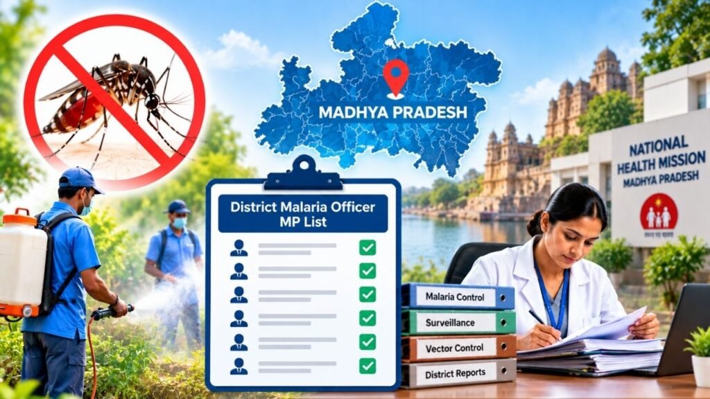District Malaria Officer MP List