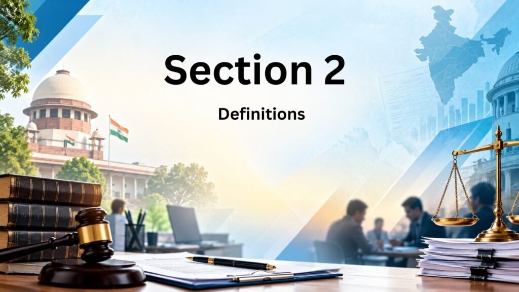 Section 2 - Definitions