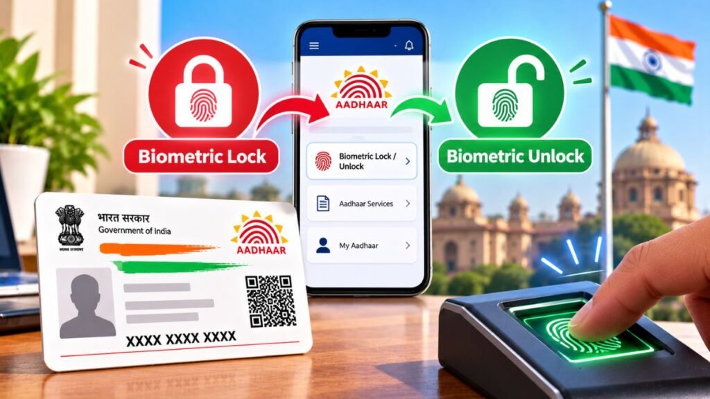 Aadhaar Biometric Lock Unlock