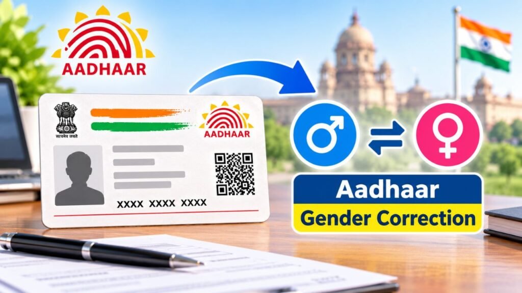 Aadhaar Gender Correction