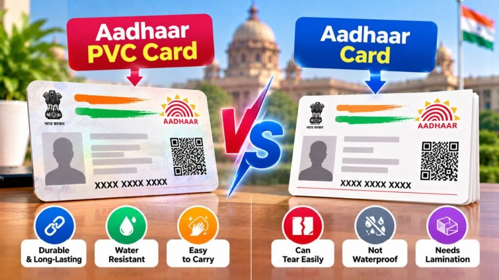 Aadhaar PVC Card vs Aadhaar Card