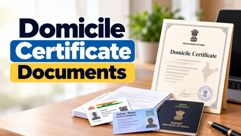 Domicile Certificate Documents