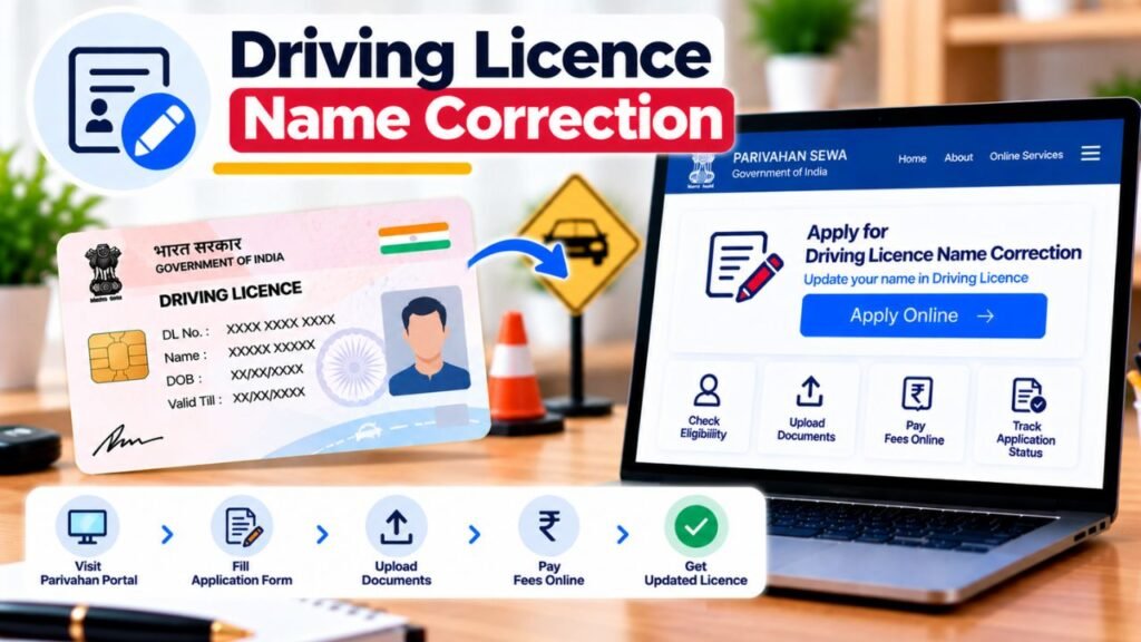 Driving Licence Name Correction