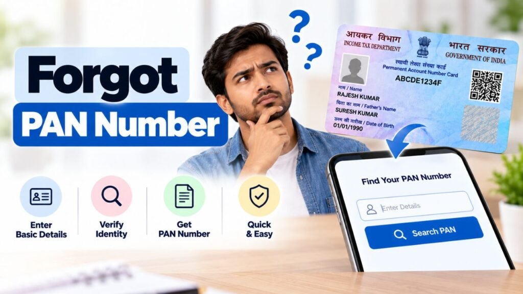 Forgot PAN Number