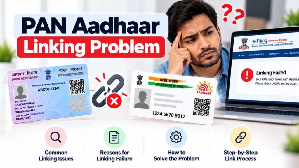 PAN Aadhaar Linking Problem