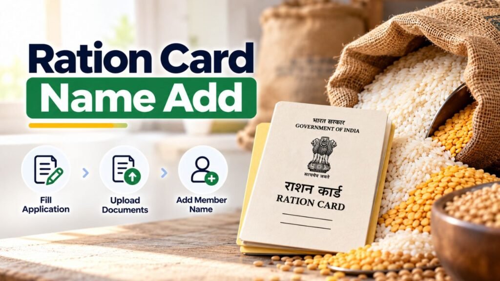 Ration Card Name Add