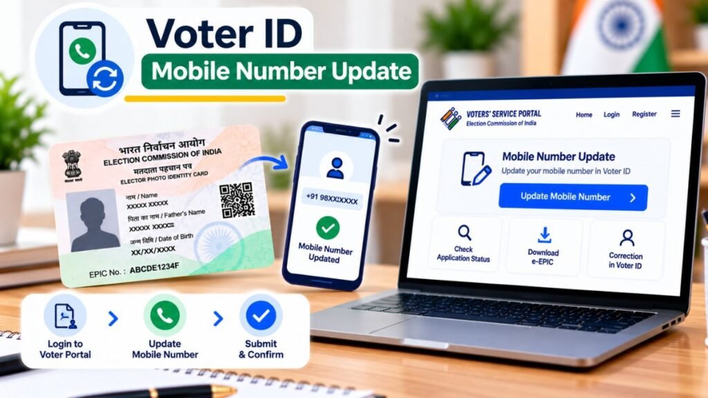 Voter ID Mobile Number Update