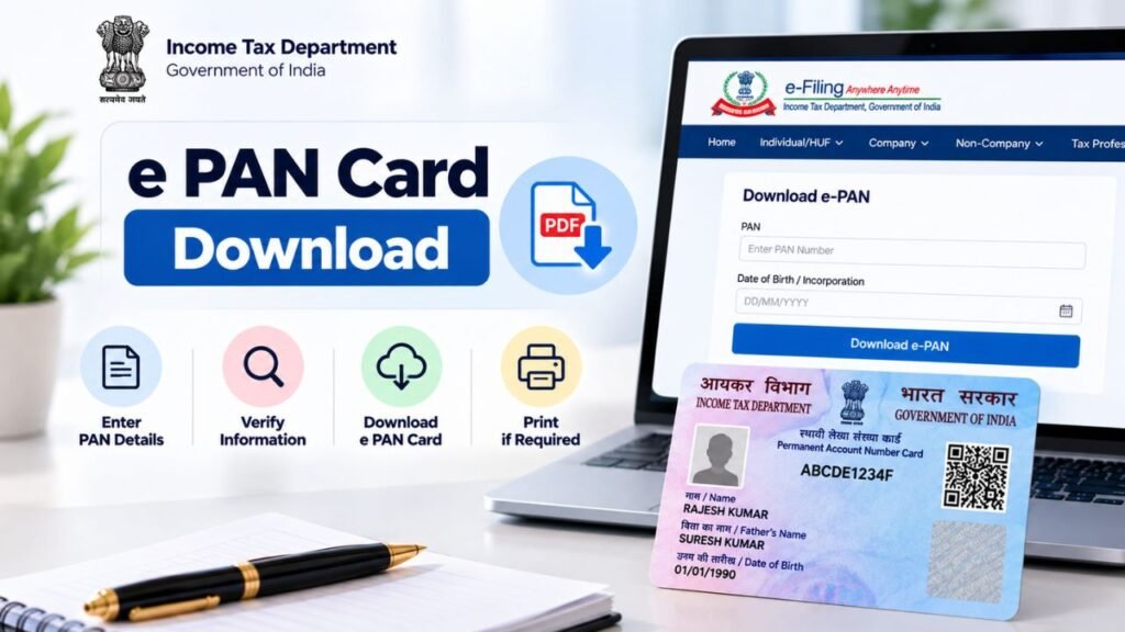 e PAN Card Download